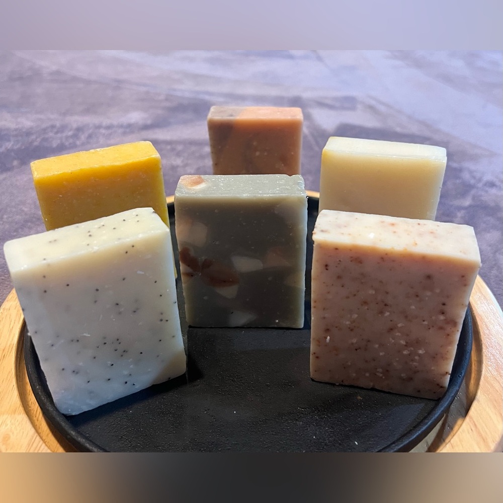 NEW (SET OF 6) CRATE 61 NOURISH WITH NATURE 100% PLANT BASED SOAPS 4oz